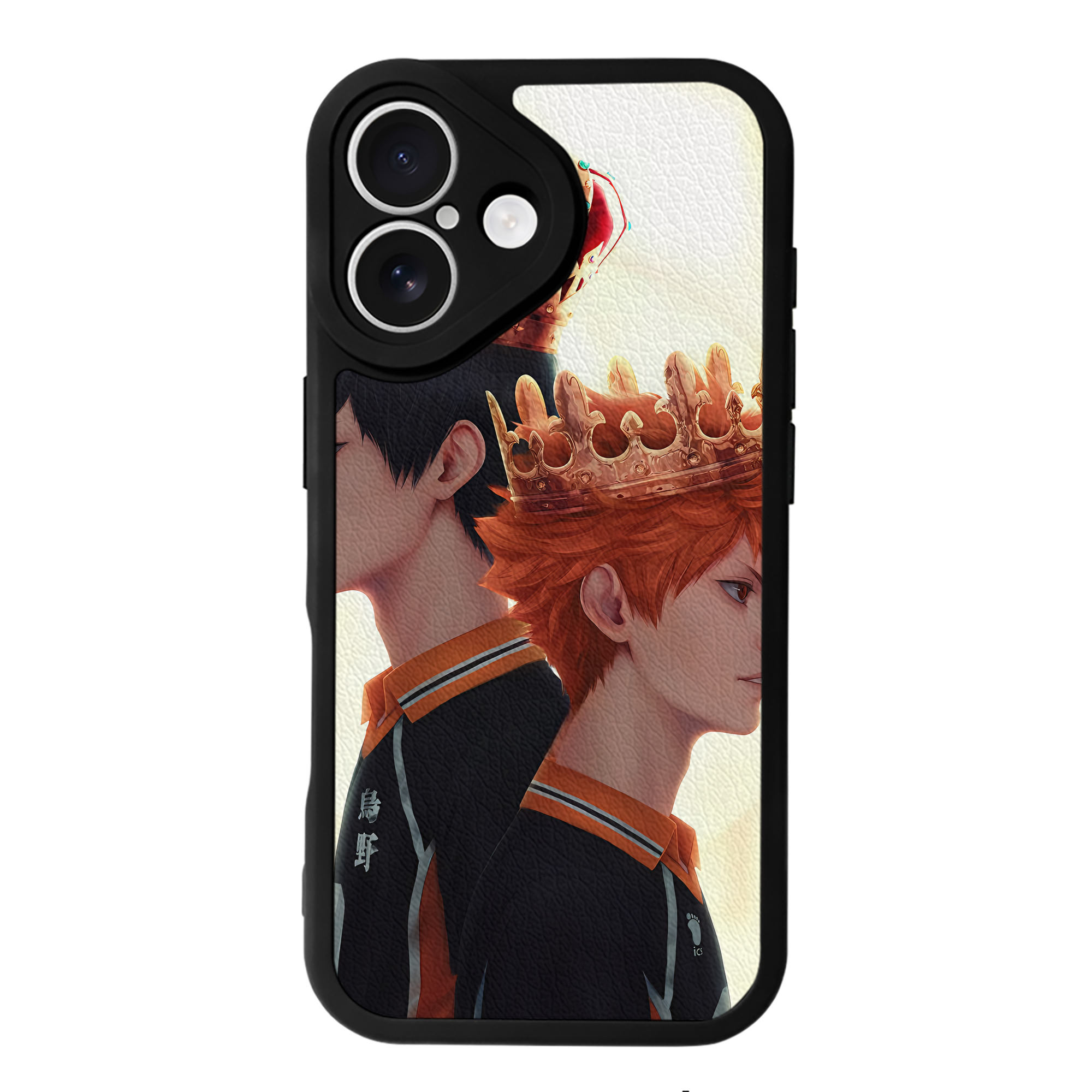 （画像用） ハイキュー!! Haikyu!! 【iPhone 16シリーズ対応】シリコンスマホケース（レザー調） 材質：シリコン